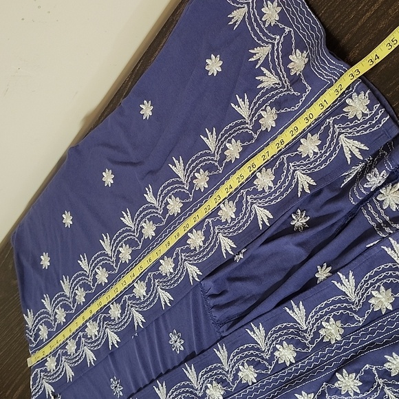 Soft Surroundings Katan Tunic Embroidery Open Front Boheimain - Picture 8 of 10